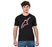 Alpinestars Omnium SS Csf Tee T-Shirt de Sport Manches Courtes Col Rond, Noir, Medium Homme