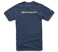 Alpinestars Linear Word Short Sleeve T-shirt Bleu M Homme
