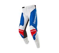 Alpinestars Pantalon de motocross Honda Racer Iconic Blanc/Bleu/Rouge Taille 30 Homme