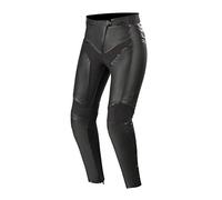 Alpinestars Pantalon moto Vika V2 Womens Leather Pants Black, Noir, 42