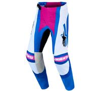 Alpinestars Techstar Maven Pantalon de motocross, noir/blanc/bleu/rouge, Taille 32