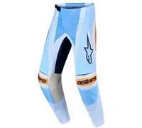 Alpinestars Techstar Maven Pantalon de motocross, bleu/orange/noir, Taille 42