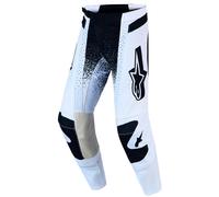 Alpinestars Techstar Swan Pantalon de motocross, Blanc/Noir, Taille 36