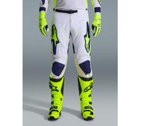 Alpinestars Pantalon Racer Air Riway 2026 Light Gray Yellow Fluo Blue, Taille: 34