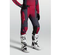 Alpinestars Stella Techstar Swan Pantalons de motocross féminins, Rouge/Noir/Gris, Taille 30
