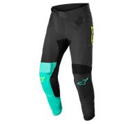 Alpinestars Pantalon Supertech Blaze Black Pastel Green Yellow Fluo, Taille: 30