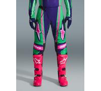 Alpinestars Pantalon Techstar Nomur 2026 Deep Purple Green Pink Fluo, Taille: 34
