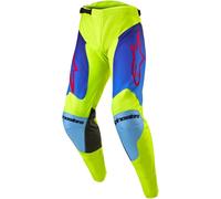 §Pantalon Cross Alpinestars Racer Hoen Jaune Fluo-Bleu-Night Navy§