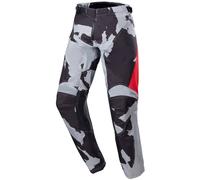 Alpinestars Racer Tactical 2023 Pantalon de motocross jeunesse, gris-rouge, taille 24