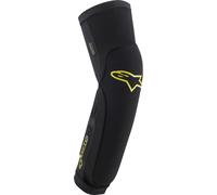 Alpinestars Paragon Plus Protecteurs de genou/Shin, noir-jaune, taille XS pour homme