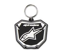 Alpinestars Porte-Clés Plate Black White, Taille: One Size