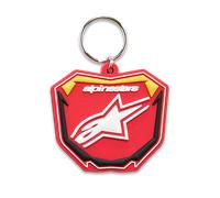 Alpinestars Porte-Clés Plate Red Yellow Black, Taille: One Size