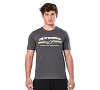 Alpinestars Prevail SS Csf Tee T-Shirt de Sport Manches Courtes Col Rond, Charbon, Large Homme