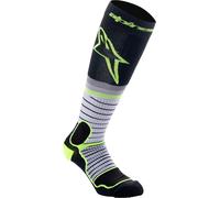 Alpinestars Pro Chaussettes de motocross, noir-jaune, taille M