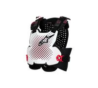 Alpinestars Protection De Poitrine A-4 Plasma Black Red White, Taille: XL/XXL