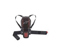 Alpinestars Protection Dorsale Nucleon KR-1 Cell Transparent Smoke Red Black