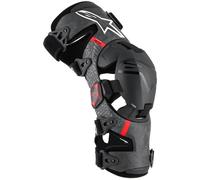 Alpinestars Supertech RK-10 Plasma Orthèses de genou, noir-rouge, taille S pour homme