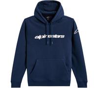 Alpinestars Race Wordmark Sweat à capuche, bleu/blanc, Taille L