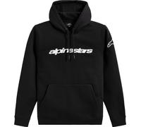 Alpinestars Race Wordmark Sweat à capuche, Noir/Blanc, Taille S