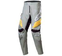Alpinestars Racer 2023 Pantalon de vélo, gris-jaune, taille 34 pour homme