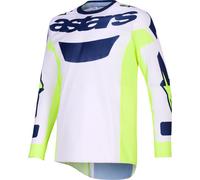 Alpinestars Racer Air Riway, maillot M Gris Clair/Jaune Néon/Bleu Gris Clair/Jaune Néon/Bleu