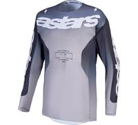 Alpinestars Racer Amber Maillot Motocross, Gris/Violet, Taille S