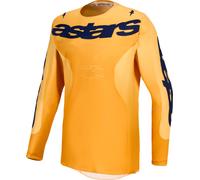 Alpinestars Maillot Racer Amber 2027 Orange Gold Deep Blue, Taille: XL