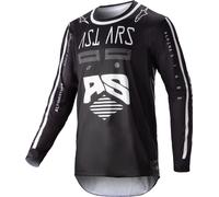 Alpinestars Racer Found Maillot de motocross, noir, taille L pour homme