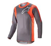Alpinestars Racer Hoen Maillot Motocross (Grey/Orange,XL)
