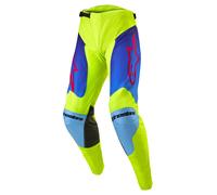 alpinestars Racer Hoen Pantalon de cross Jaune néon/Bleu/Rouge 32 homme
