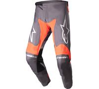 Alpinestars Racer Hoen Pantalon de motocross, gris-orange, taille 34 pour homme