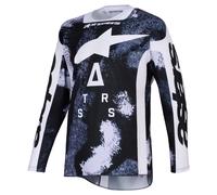 Alpinestars Maillot Racer Lahnd – Taille L – Noir/Gris/Blanc