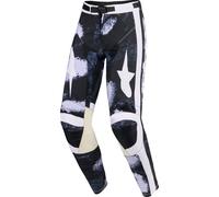 Alpinestars Racer Lahnd, pantalon en textile 38 Noir/Gris Clair/Blanc Noir/Gris Clair/Blanc