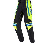 Alpinestars Racer Nomur Pantalons de motocross pour enfants, bleu/néon jaune, Taille 18