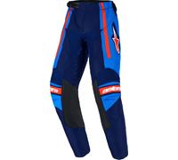 Alpinestars Racer Nomur Pantalons de motocross pour enfants, bleu/orange, Taille 20