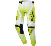 pantalons enfant alpinestars youth racer push - jaune / blanc USA 22