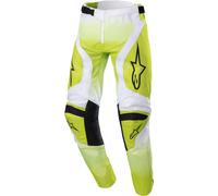pantalons enfant alpinestars youth racer push - jaune / blanc USA 24