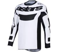 Alpinestars Maillot cross Racer Riway Manches longues L Homme Blanc/Noir
