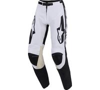 Alpinestars Pantalon de cross Racer Riway en textile Blanc/Noir Taille 34 Homme