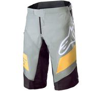 Alpinestars Racer Shorts de vélo, gris-jaune, taille 28 pour homme