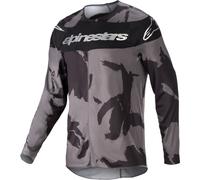 Alpinestars Racer Tactical 2023 Maillot de motocross, noir-gris, taille M