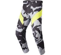 Alpinestars Racer Tactical 2023 Pantalon de motocross, gris-jaune, taille 36 pour homme