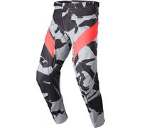 Alpinestars Racer Tactical 2023 Pantalon de motocross, Gris/Rouge, Taille 28