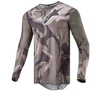 Alpinestars Racer Tactical Maillot de motocross, grün/camouflage, M