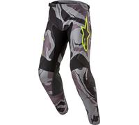 Alpinestars Racer Tactical Pantalon de motocross, Gris foncé/camouflage, Taille 38