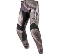 Alpinestars Racer Tactical Pantalon de motocross, Vert militaire/Camouflage, Taille 32