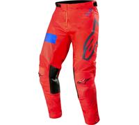 Alpinestars Racer Tech Atomic, pantalon en textile 30 Rouge/Bleu Foncé/Bleu Rouge/Bleu Foncé/Bleu