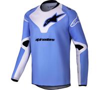 Alpinestars Racer Veil, maillot jeune XL Mauve/Blanc/Noir Mauve/Blanc/Noir