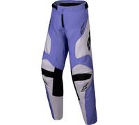 Alpinestars Racer Veil, pantalon textile pour jeunes 28 Mauve/Blanc/Noir Mauve/Blanc/Noir