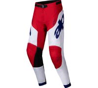 Alpinestars Racer Veil Pantalons de motocross, Rouge/Blanc, Taille 32